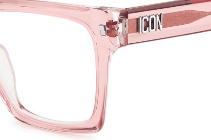 Glasses Dsquared2 ICON0019 8XO Rechteck Rosa