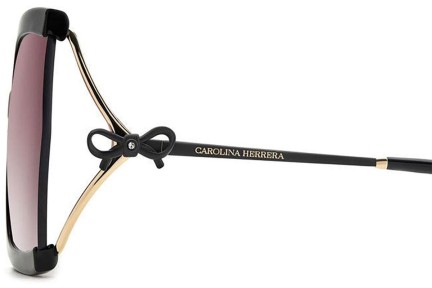 Sonnenbrille Carolina Herrera HER0216/G/S HK8/3X Quadratisch Schwarz