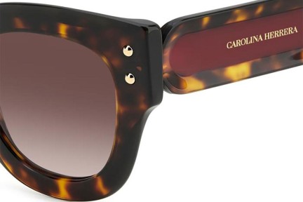 Sunglasses Carolina Herrera HER0222/S O63/HA Quadratisch Havanna