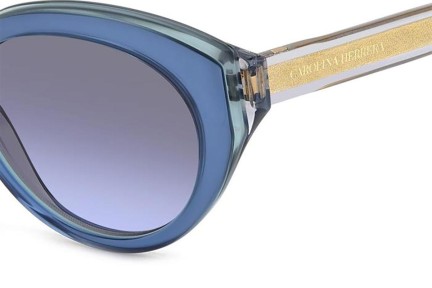 Sonnenbrille Carolina Herrera HER0250/S XW0/GB Cat Eye Blau