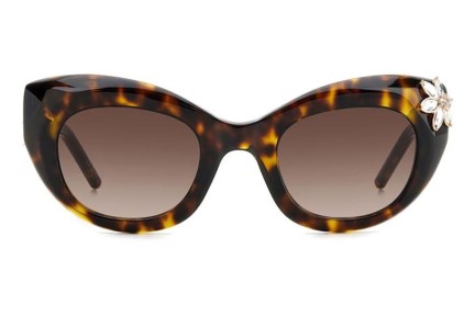 Sonnenbrille Carolina Herrera HER0215/S 086/HA Cat Eye Havanna