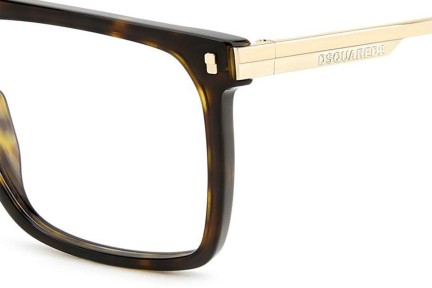 Brillen Dsquared2 D20122 086 Flat Top Havanna