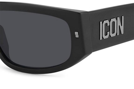 Sunglasses Dsquared2 ICON0016/S 003/IR Rechteck Schwarz