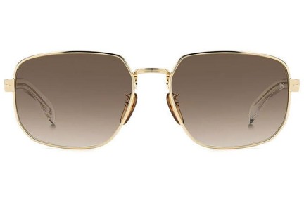 Sunglasses David Beckham DB7121/G/S LOJ/HA Rechteck Gold