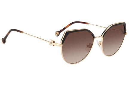 Sonnenbrille Carolina Herrera HER0238/S LVL/HA Rund Gold