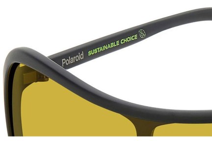 Sonnenbrille Polaroid PLD6216/S 003/MU Polarized Monoscheibe | Shield Schwarz