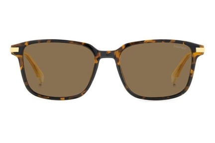 Sonnenbrille Polaroid PLD4169/G/S/X 086/SP Polarized Rechteck Havanna