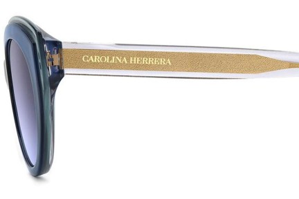 Sunglasses Carolina Herrera HER0250/S XW0/GB Cat Eye Blau