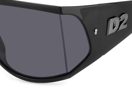 Sunglasses Dsquared2 D20124/S ANS/IR Flat Top Schwarz