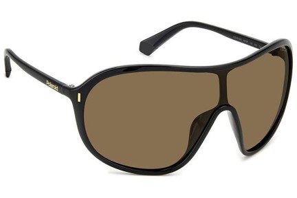 Sonnenbrille Polaroid PLD6216/S 807/SP Polarized Monoscheibe | Shield Schwarz