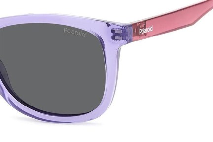 Sonnenbrille Polaroid Junior PLD8060/S 789/M9 Polarized Rechteck Lila