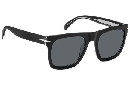 Sunglasses David Beckham DB7000/SFLAT 7C5/IR Rechteck Schwarz