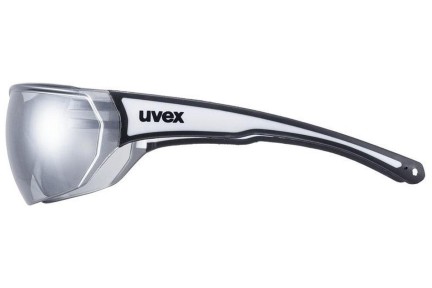 Sonnenbrille uvex sportstyle 204 Black / White S3 Rechteck Schwarz