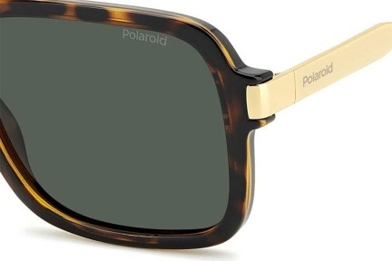 Sonnenbrille Polaroid PLD6220/S/X 086/UC Polarized Rechteck Havanna