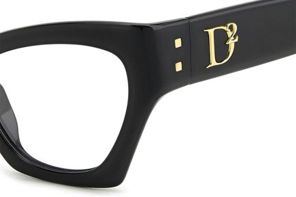 Glasses Dsquared2 D20133 807 Cat Eye Schwarz