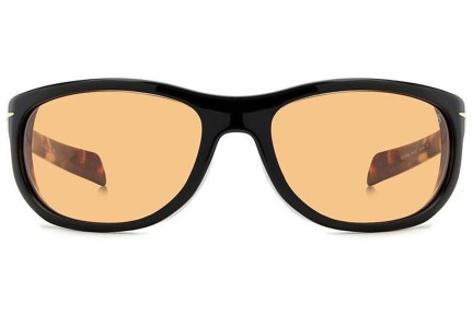 Sonnenbrille David Beckham DB7117/S WR7/W7 Rechteck Schwarz