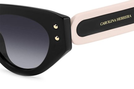 Sunglasses Carolina Herrera HER0221/G/S 3H2/9O Cat Eye Schwarz