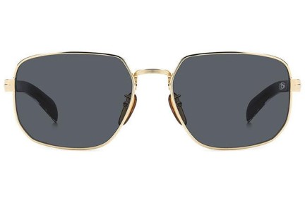 Sunglasses David Beckham DB7121/G/S RHL/IR Rechteck Gold