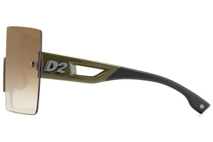 Sonnenbrille Dsquared2 D20126/S XL7/86 Monoscheibe | Shield Grün