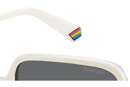 Sonnenbrille Polaroid PLD6219/S VK6/M9 Polarized Quadratisch Weiß