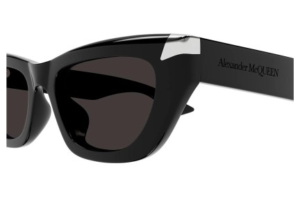 Sonnenbrille Alexander McQueen AM0440SA 001 Cat Eye Schwarz