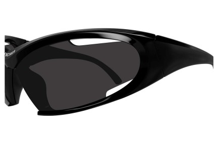 Sonnenbrille Balenciaga BB0318S 001 Oval Schwarz