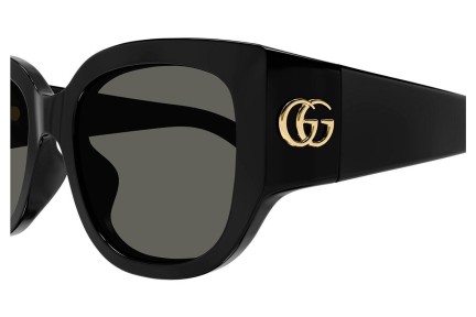 Sunglasses Gucci GG1599SA 001 Oval Schwarz