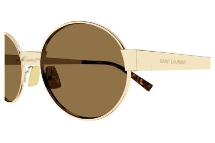 Sunglasses Saint Laurent SL692 004 Rund Gold