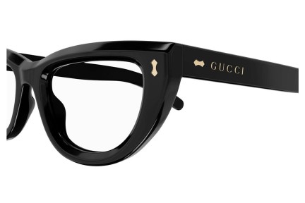 Brillen Gucci GG1521O 001 Cat Eye Schwarz