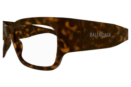 Brillen Balenciaga BB0332O 002 Quadratisch Havanna