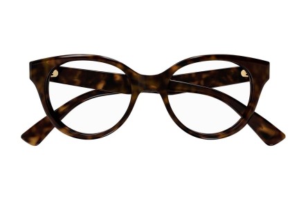 Glasses Gucci GG1590O 005 Rund Havanna