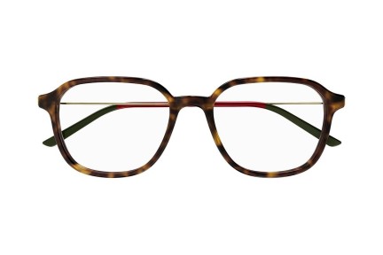 Glasses Gucci GG1576O 002 Quadratisch Havanna