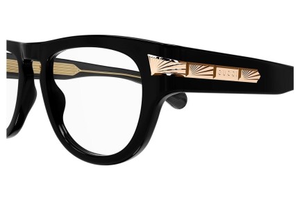 Glasses Gucci GG1519O 001 Rund Schwarz