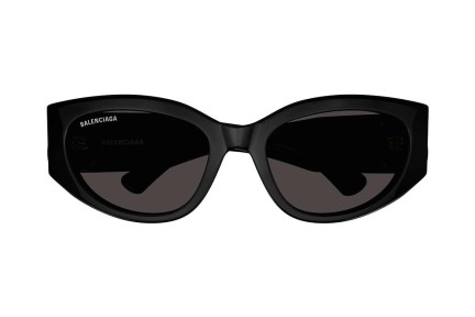 Sunglasses Balenciaga BB0324SK 002 Rund Schwarz