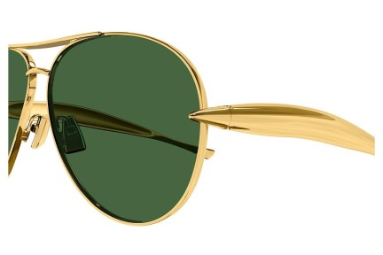 Sonnenbrille Bottega Veneta BV1305S 001 Pilot Gold