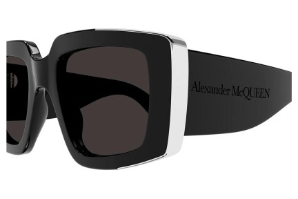 Sonnenbrille Alexander McQueen AM0446S 001 Quadratisch Schwarz