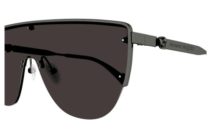 Sonnenbrille Alexander McQueen AM0457S 001 Monoscheibe | Shield Grau