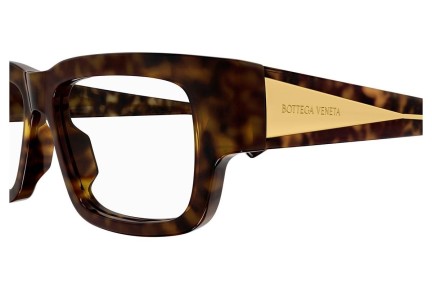 Glasses Bottega Veneta BV1280O 002 Quadratisch Havanna