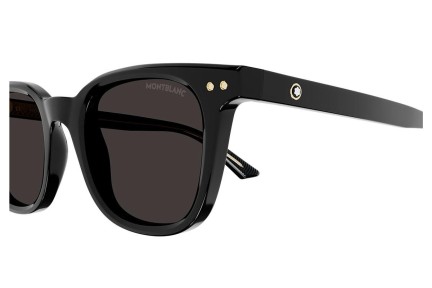 Sunglasses Mont Blanc MB0320S 001 Oval Schwarz