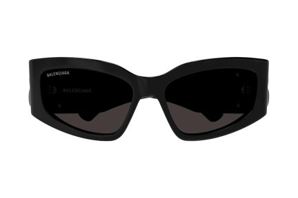 Sonnenbrille Balenciaga BB0321S 001 Rechteck Schwarz