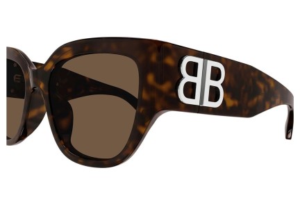 Sonnenbrille Balenciaga BB0323SK 003 Rechteck Havanna