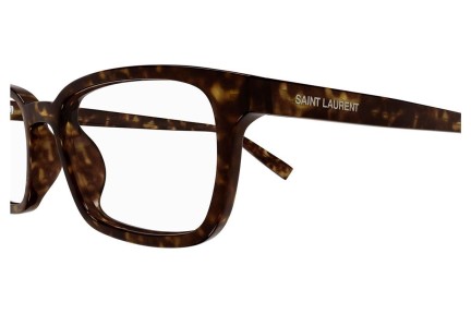 Glasses Saint Laurent SL671 002 Quadratisch Havanna