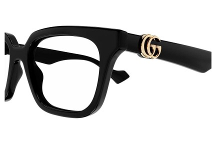 Glasses Gucci GG1536O 001 Cat Eye Schwarz