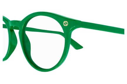 Glasses Gucci GG0121O 008 Rund Grün