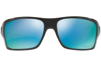 Sonnenbrille Oakley Turbine OO9263-14 PRIZM Polarized Rechteck Schwarz