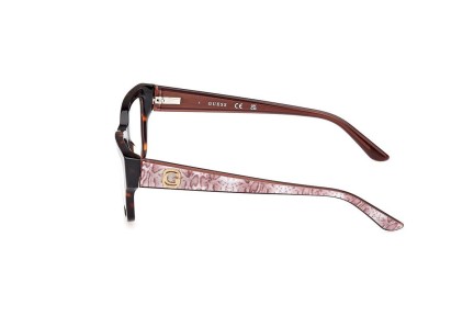 Glasses Guess GU50126 052 Rechteck Havanna