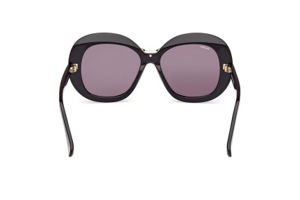 Sonnenbrille Max Mara MM0087 01A Rund Schwarz