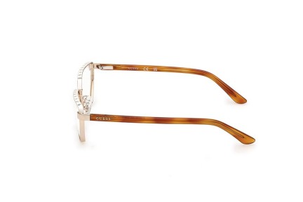 Glasses Guess GU50123 032 Rechteck Gold