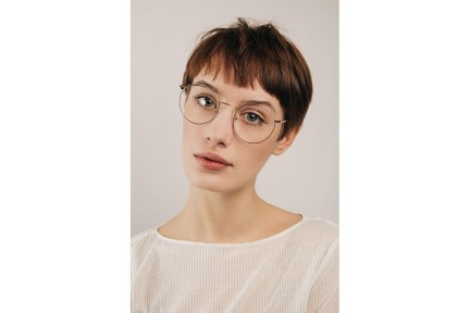 Glasses Kohe by eyerim Max Gold Rund Gold