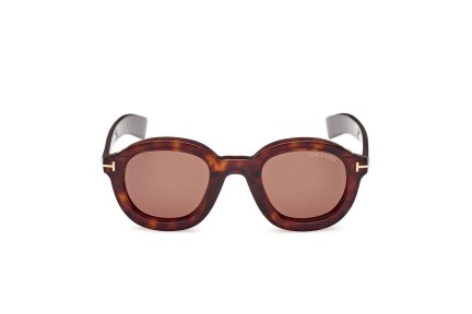 Sonnenbrille Tom Ford FT1100 52E Rund Havanna